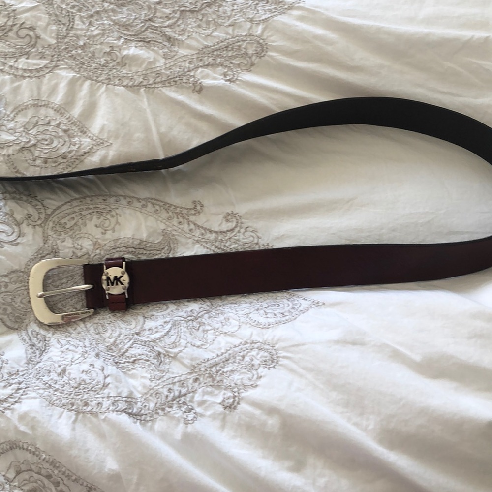 Brown leather Michael Kors belt authentic